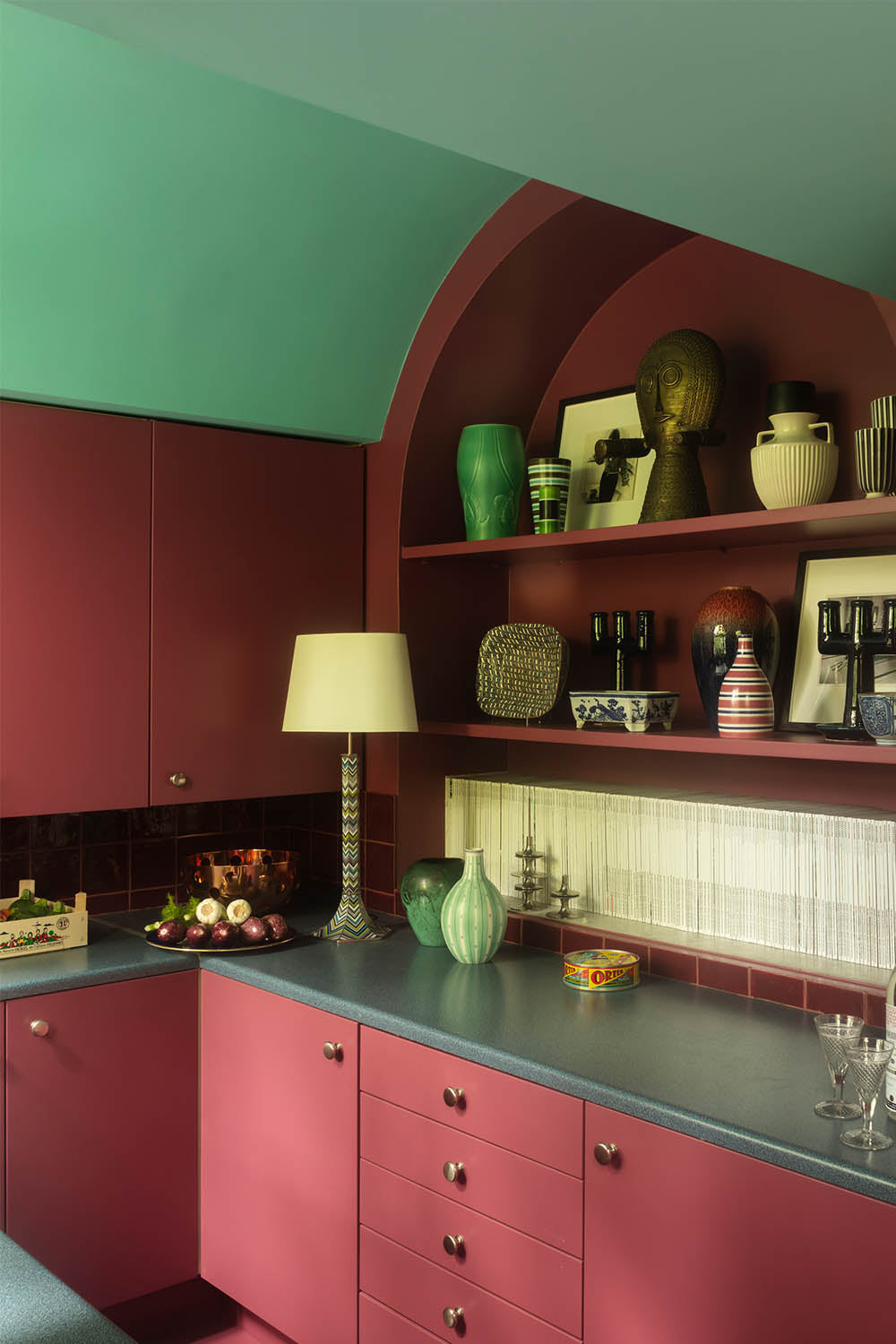 Deep Berry Red Paint